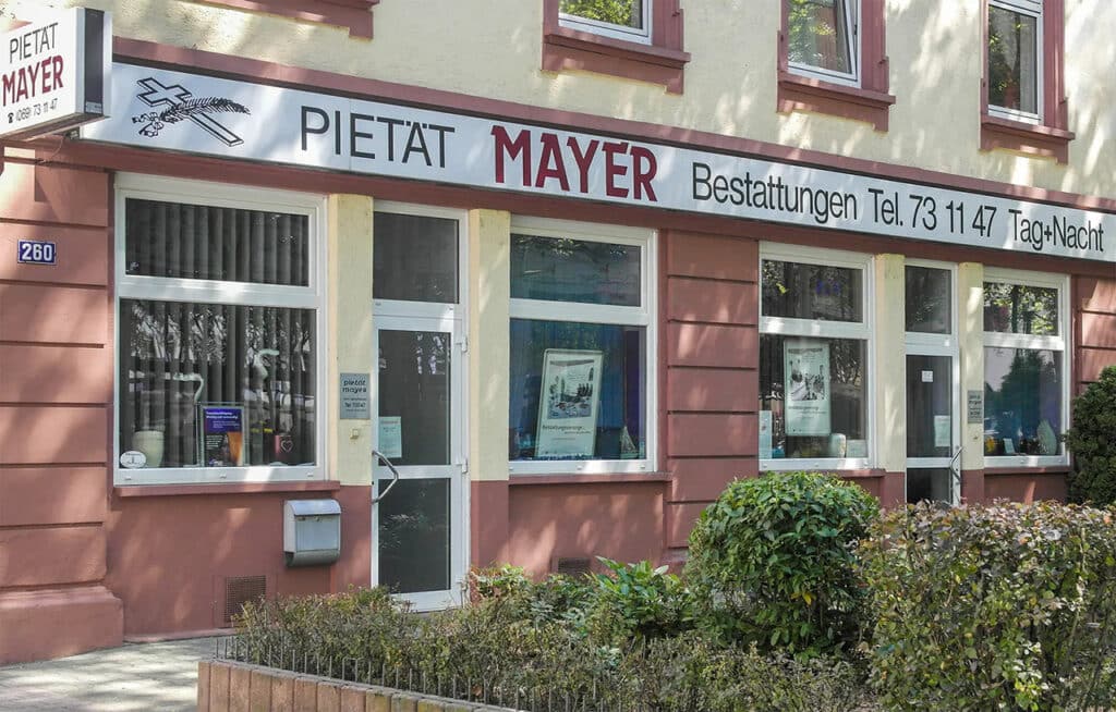 Pietät Mayer in Frankfurt Gallus